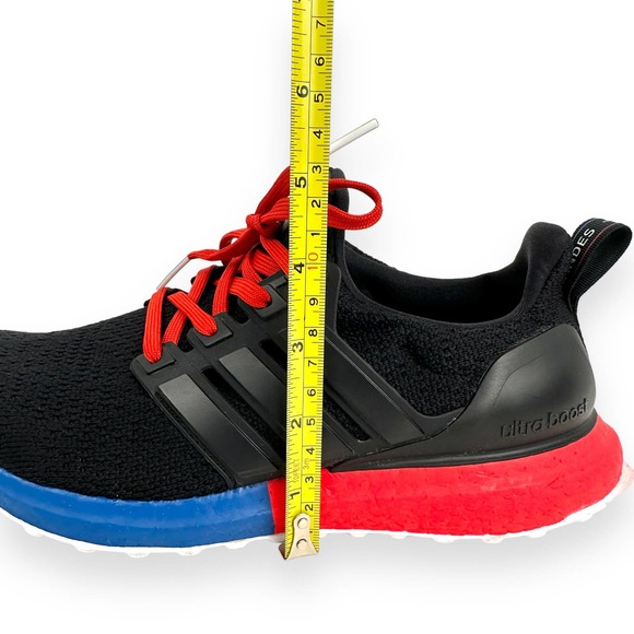 Adidas UltraBoost DNA Core Black Lush Red Running Sneaker Sz 7 Youth 8.5 Womens - Picture 12 of 14